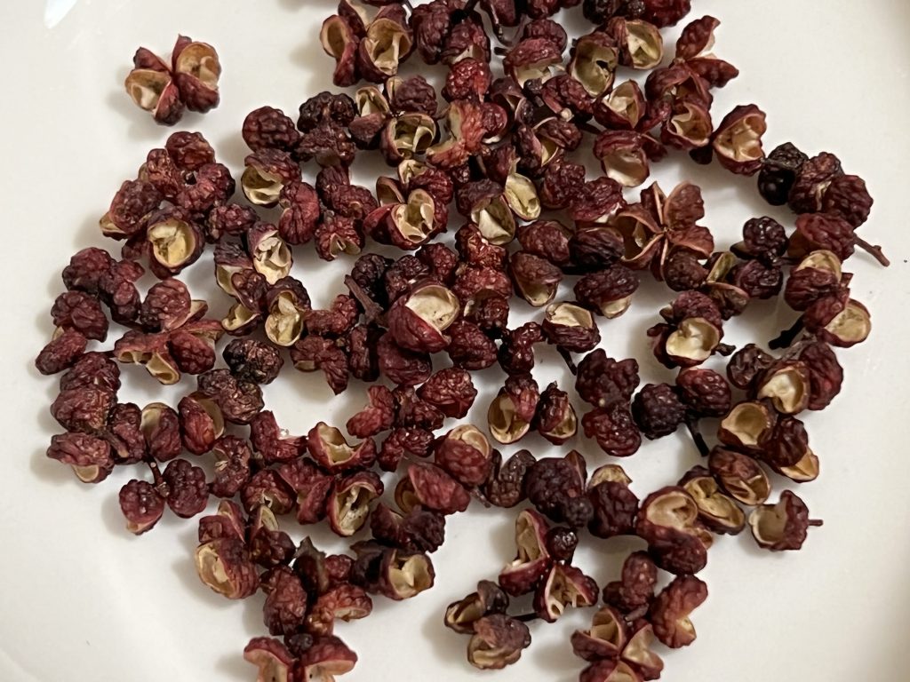 Sichuan peppers for Red Bell Peppers