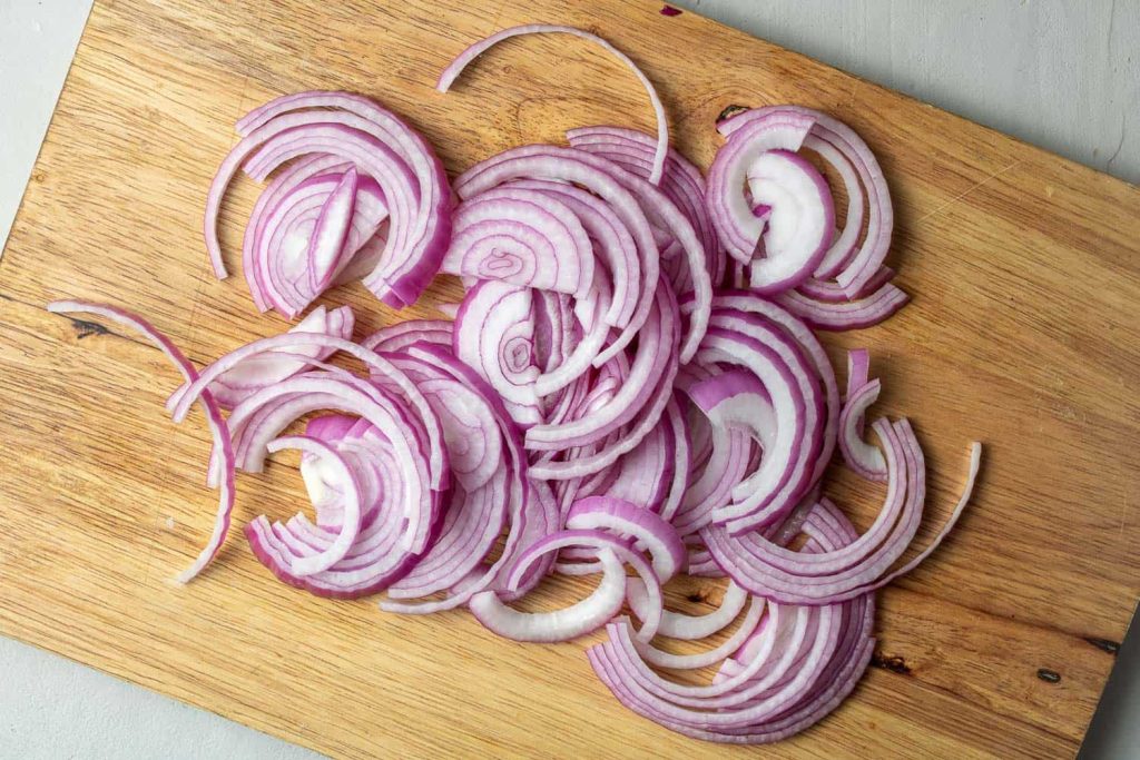 Onions for Red Bell Peppers